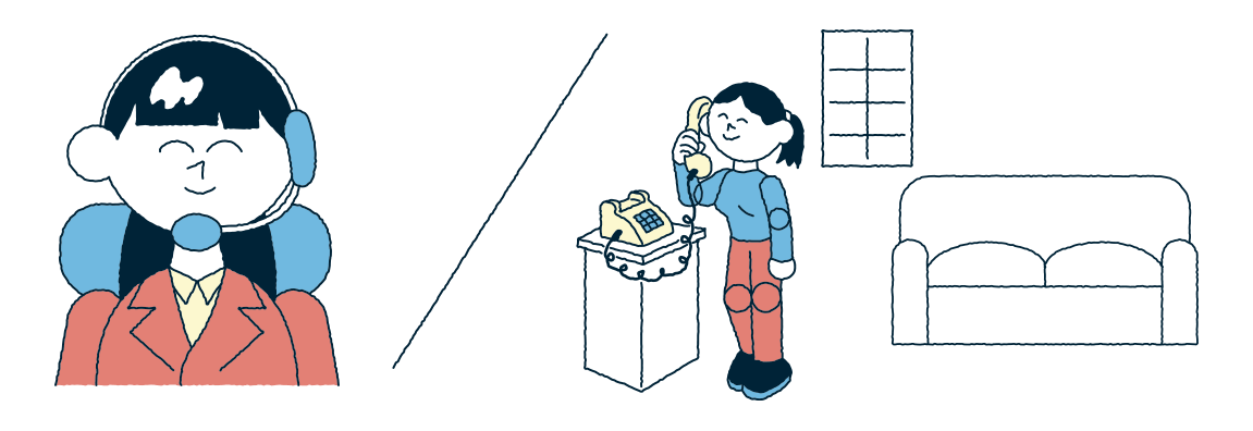 クラシノデンワイラスト